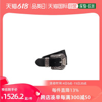 香港直邮Golden Goose Deluxe Brand 黑色扣环开合腰带 GWA00179.