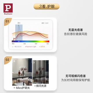 Paulmann P柏曼嵌入式筒灯Mies 客厅无主灯照明灯小山丘过道洗墙灯DL200076