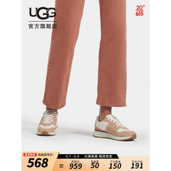 UGG 2023春季新款女士低帮舒适轻便平底系带时尚休闲鞋1136855女鞋 DRI | 浅灰褐色 37