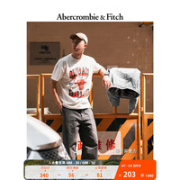 ABERCROMBIE & FITCH男装女装 芝加哥公牛队图案美式易穿搭T恤 327007-1 米白色 L (180/108A)