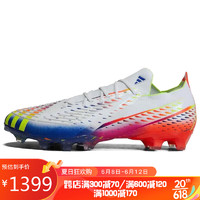 阿迪达斯 ADIDAS 男子 足球系列 PREDATOR EDGE.1 L AG 运动 足球鞋 GZ6107 41码 UK7.5码