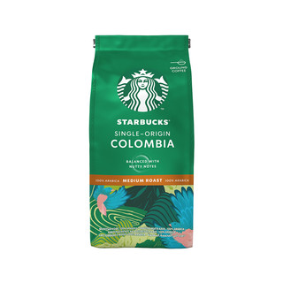STARBUCKS 星巴克 中度烘焙 哥伦比亚 咖啡粉 200g