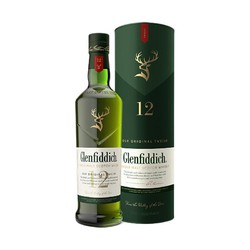 Glenfiddich 格兰菲迪 12年 单一麦芽 苏格兰威士忌 700ml 礼盒装