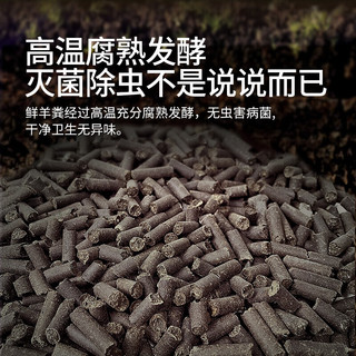 德沃多颗粒羊粪发酵有机肥20kg养花肥料盆栽花卉蔬菜水果通用复合肥