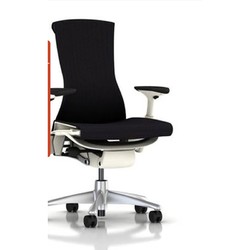 HermanMiller 赫曼米勒 Embody 人体工学椅 纯黑色/Balance织物/钛合金