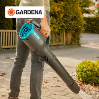 嘉丁拿（GARDENA）德国进口 家用锂电动园艺吹风机无线花园草坪吹叶机 一电一充套装