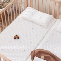 耶西蓓婴儿凉席夏季幼儿园儿童午睡冰丝软席子宝宝专用床单可定制 凉感席-床单款 110*65cm