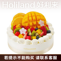 Holiland 好利来 生日蛋糕-缤果宝藏-酸奶提子/慕斯鲜果夹心蛋糕生鲜预订同城配送 20cm,酸奶提子