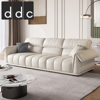 ddc极简北欧科技布艺沙发组合大小户型客厅转角猫爪布沙发整装家具 直排3.4M Pro工艺MQD抗菌科技布