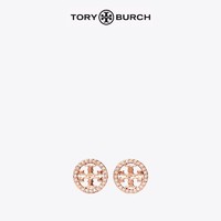 TORY BURCH 圆型双T LOGO耳钉 53422