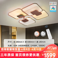 Panasonic 松下 吸顶灯LED客厅卧室吸顶灯导光板调光 智控客厅65w-HHXS6505