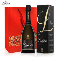 兰颂（Lanson）法国兰颂黑色珍藏香槟起泡酒原瓶进口红酒 750ml单支礼盒装