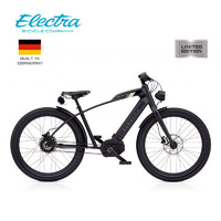 Electra Cafe Moto欧装装配电动助力进口自行车26寸休闲单车全球限量收藏 黑色