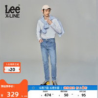 Lee XLINE 23春夏新品多版型中腰男牛仔长裤多色简约日常休闲潮流
