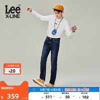 Lee XLINE23春夏新品726标准直脚深蓝色男牛仔裤LMB1007263QJ-069