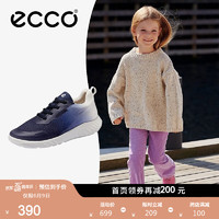 爱步（ECCO）童鞋 2023年春季新款青少年透气软底休闲鞋 适动712792 午夜蓝71279200303 27