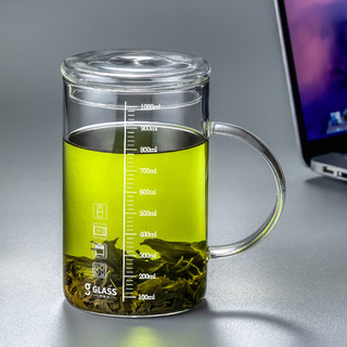 CRISTALGLASS 格娜斯 刻度玻璃杯 1000ML 透明