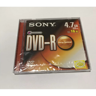 sony索尼DVD+-R空白刻录光盘光碟单片盒装数据4.7G视频刻录光盘 sonyDVD-R