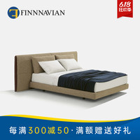 芬·纳维亚 FINNNAVIAN芬纳维亚意式双人床 Dion 婚床小户型主卧布艺床 可定制 1500mm*2000mm