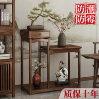 花架子家用客厅落地式置物架阳台花盆托架摆放架中式仿古多层花几