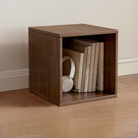 ANERYA 安尔雅 自由组合书柜落地客厅格子柜简约书架小柜子置物柜储物柜 单个装