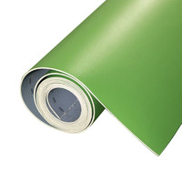 纳仕德 DMQ923 PVC塑胶地板革学校防滑阻燃地胶垫 翠绿2米宽1.2mm厚/平