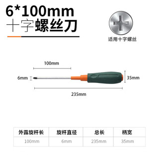 绿林（GREENER）十字螺丝刀一字带强磁梅花起子十字型超硬小号改锥螺丝批套装家用