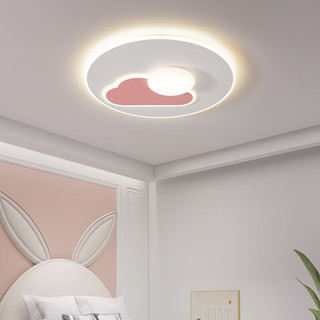 英格照明现代时尚儿童房卧室吸顶灯卡通男孩女孩LED房间灯创意猫爪灯具 A款-小号 白光