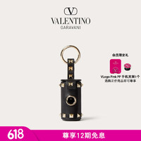 华伦天奴VALENTINO ROCKSTUD PET 宠物随行拾便小包 黑色 均码