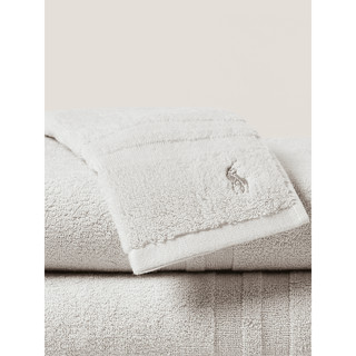 RALPH LAUREN Payton马球手图案棉质毛巾RL80459 020-灰色 020-灰色/浴巾（120×65cm）