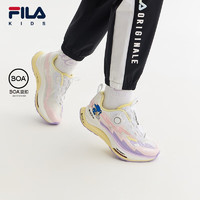 FILA×SONIC斐乐童鞋儿童跑步鞋2023夏季新款中大童专业碳板跑鞋 斐乐白/朴雾嫩粉-WS 33码/内长20.5cm