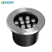 海德照明 HAIDE LIGHTINGLED地埋灯 户外防水 IP65 嵌入式 道路广场商场氛围灯 6W 绿光