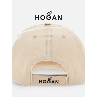 HOGAN中性2023新品NON GESTITO棒球帽鸭舌帽遮阳帽 米黄色 L