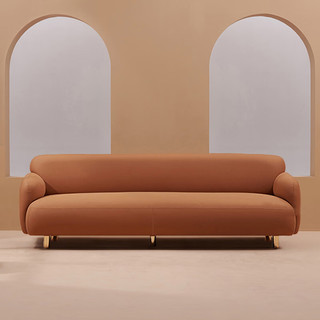 奈高（NAIGAO）北欧轻奢科技布沙发现代简约客厅家用公寓沙发乳胶单人款