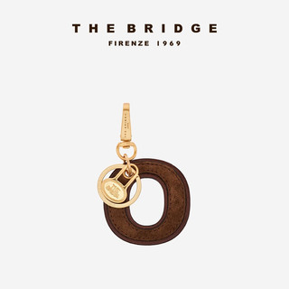 THE BRIDGE 桥牌 手工牛皮钥匙男女挂件收纳摆件钥匙圈 V字母