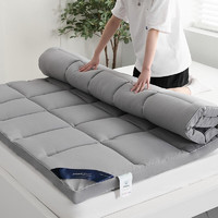 眠度床垫家用榻榻米软垫垫被学生宿舍单人双人租房3D立体抗菌可折叠 灰色 90*200cm厚度6cm