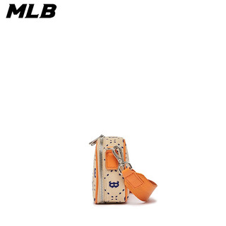 MLB韩国MLB直邮NY男女斜挎包洋基队时尚单肩手机包3ACRS013N 43SAL卡其色B