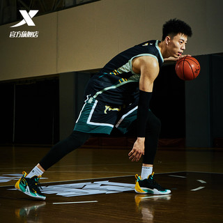张镇麟同款丨特步鏖战2.0篮球鞋男2023夏季回弹专业实战篮球鞋