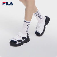 FILA 斐乐 官方PUFF女鞋泡芙凉鞋2023夏增高运动凉拖