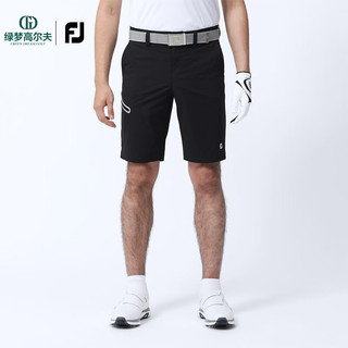 Footjoy高尔夫服装夏季新款男士抗菌疏水休闲运动短裤golf高性能裤子男 白80544 S