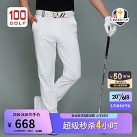 RYDER CUP莱德杯高尔夫服装男士长裤23夏季时尚运动弹力休闲男裤 白色 32