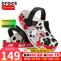 卡骆驰（crocs）儿童拖鞋鞋子 2023夏季新款户外运动鞋涉水鞋休闲凉鞋印花洞洞鞋 207193-100 C4(19-20/115mm)