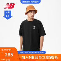 NEW BALANCE NB官方23新款男女款夏季运动休闲圆领短袖T恤 BK 5ED26191 XL