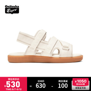 Onitsuka Tiger鬼塚虎凉鞋男2023春夏TOKUTEN SANDAL 男女透气凉鞋1183C009-200 白色 41.5