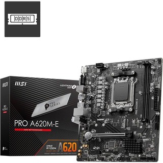 AMD R5-7600盒装+微星PRO A620M-E 主板CPU套装