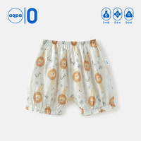 aqpa 六色可选:aqpa 宝宝纱布短裤夏季薄款男童女童夏装灯笼裤子婴儿纯棉睡裤清凉 狮子王 90cm