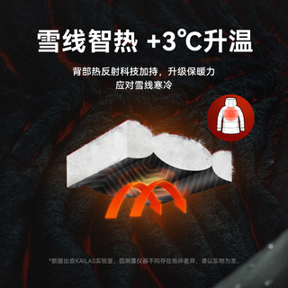 凯乐石户外登山850蓬加厚羽绒服男女防寒拒水6000GT大鹅绒服外套