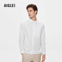 AIGLE艾高2023年春季新品男士FEEL COOL凉爽透汽户外休闲长袖衬衫