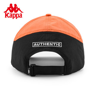 Kappa卡帕经典复古棒球帽2023新款情侣男女户外遮阳帽拼色运动帽