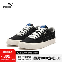 彪马（PUMA）官方 新款男女同款情侣复古休闲板鞋 IV-60 390425 黑色-白色-01 39